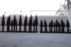 塗装し終わったディスプレイ